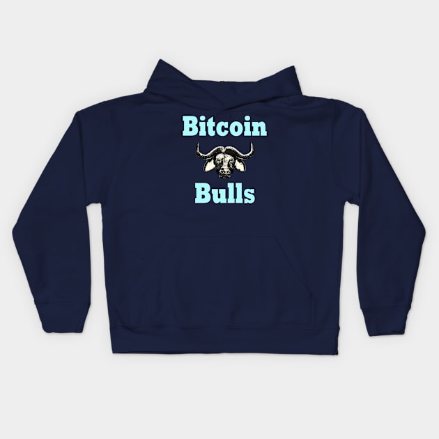 Bitcoin Bull Run Crypto Currency Kids Hoodie by PlanetMonkey